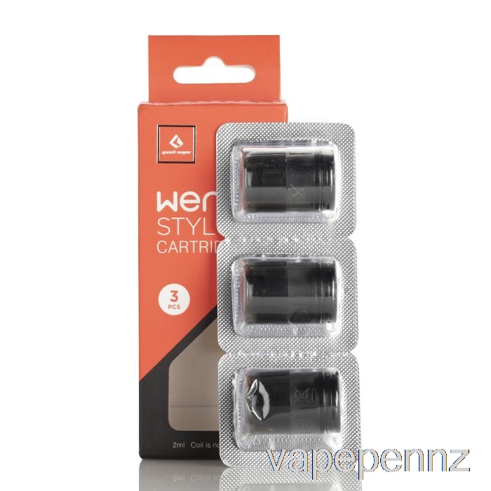 Geek Vape WENAX STYLUS Replacement Pods 2mL WENAX STYLUS Pods VAPE NZ